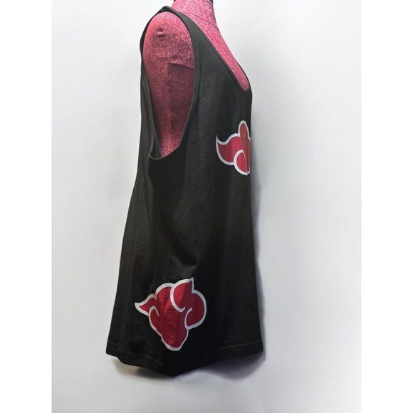 Hot Topic Naruto Shippuden Akatsuki Cloud Tank Top - Picture 7 of 11